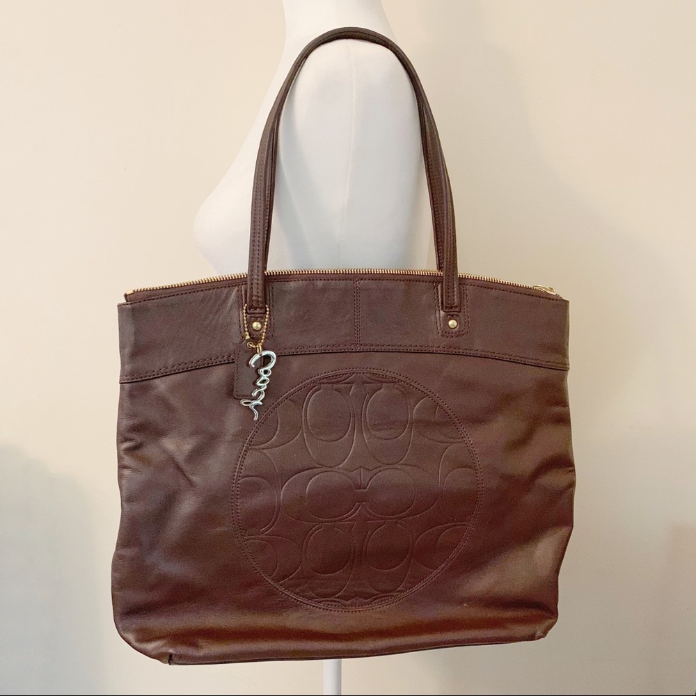 Coach Leather Tote